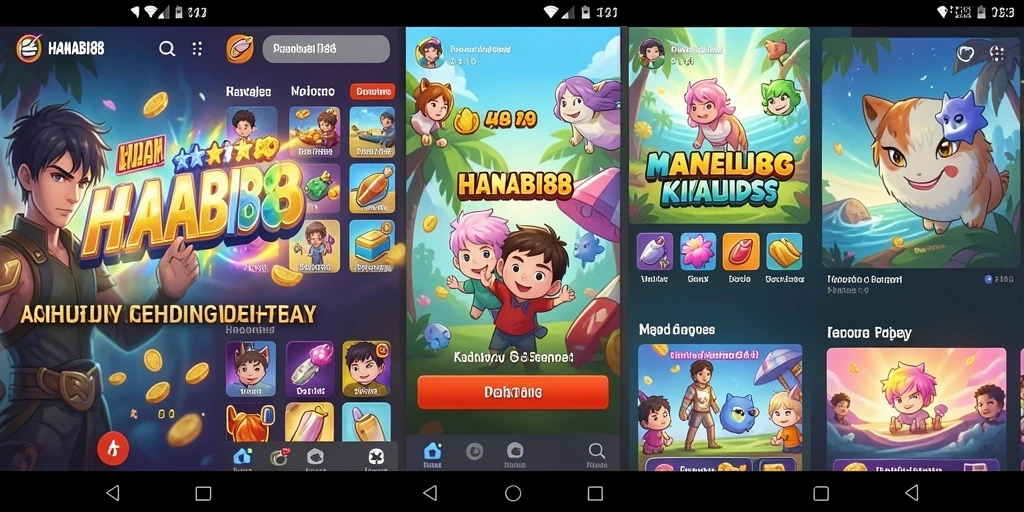 Tampilan antarmuka HANABI88 yang ramah dan fungsional.