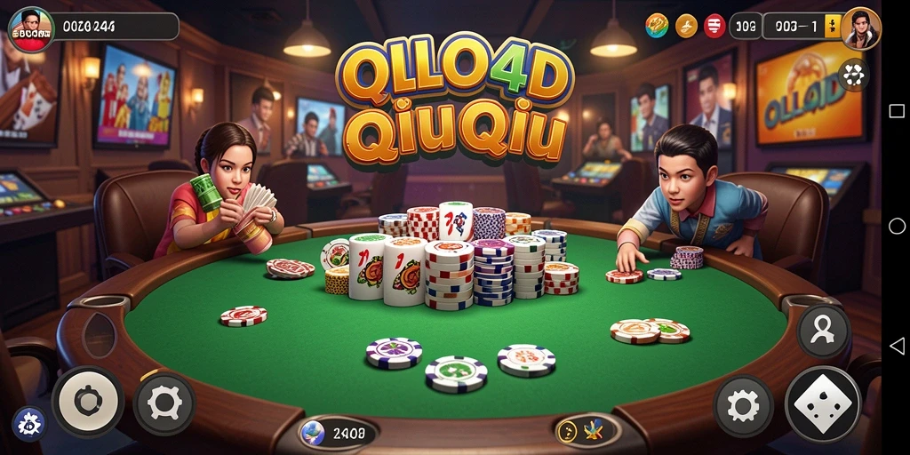 Tampilan gameplay QiuQiu yang seru dan menantang di OLLO4D.