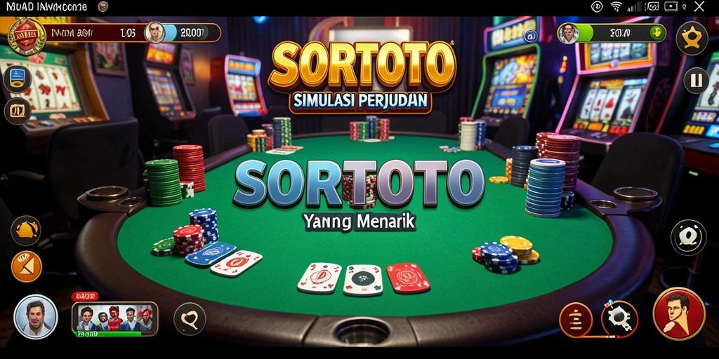 Tampilan gameplay SORTOTO yang mengasyikkan dan interaktif.