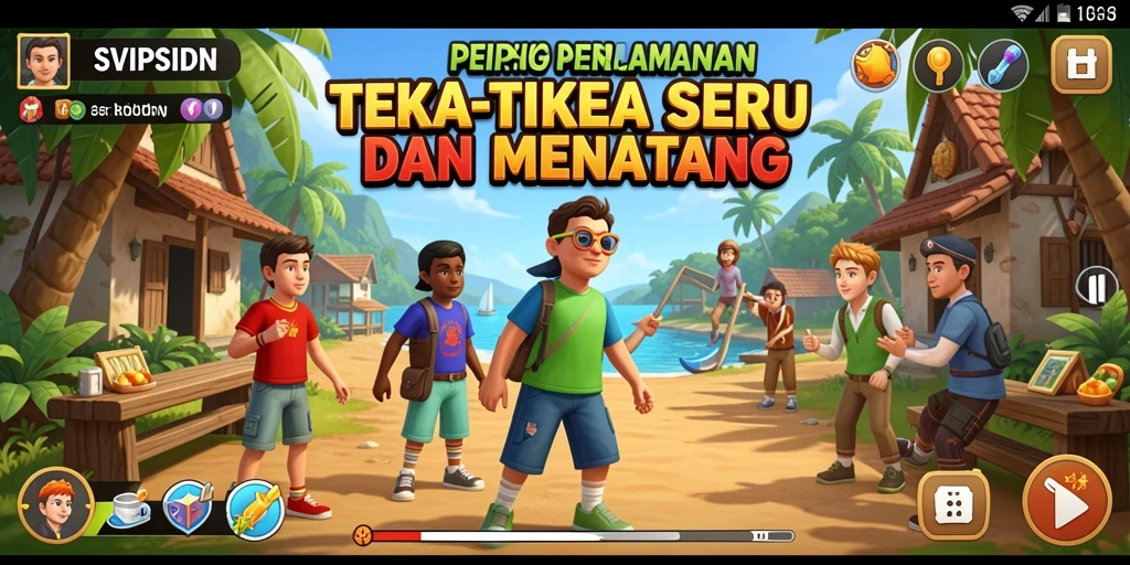 Tampilan screenshot gameplay SVIPSIDN dengan teka-teki menarik.
