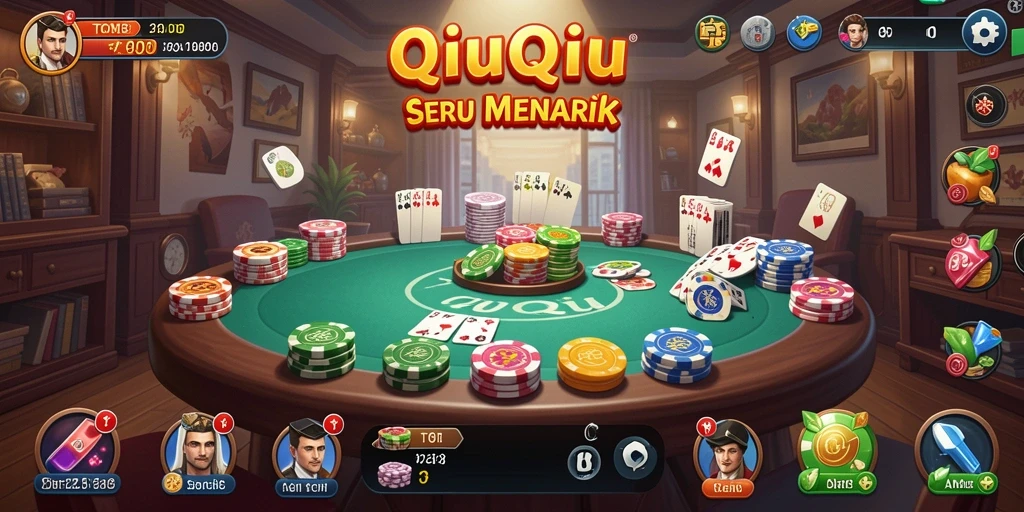 Tampilan gameplay QiuQiu yang menarik dan seru di TO88.