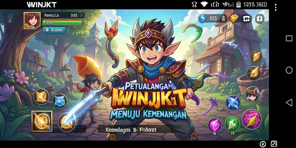Gameplay seru WINJKT dengan karakter anime favorit.